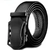 Belts Mens high-quality automatic buckle waist belt fashionable middle-aged and young design full set of soft leather belt Q240401