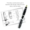 Professional Mast Tattoo P10 Permanent Makeup Machine Rotary Pen Eyeliner Tools Machine Pen Style Accessories For Tattoo Eyebrow 240323