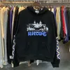 Designer Rhude Sweat à capuche Sweats à capuche pour hommes Rhudes de haute qualité Sweat à capuche Femme T-shirt Europe Amérique Mode Chemises décontractées Sweat à capuche