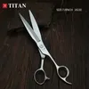 TITAN Ciseaux de coiffure professionnels 7 pouces ciseaux de coupe vg10 japon acier inoxydable salon de coiffure outil 240318