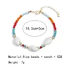 Bedelarmbanden Boheemse Zeeschelp Conch Zeester Armband Voor Vrouwen Meisje Mode Verstelbare Strandfeest Zomer Sieraden Geschenken