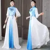 Parti Elbiseleri 2024 Klasik Dans Elbisesi Qipao Yürüyüş Şovu Performans Giyim Etnik Çin tarzı Kadın Akşam Z4753