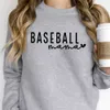 Damen Kapuzenpullover Sweatshirts Baseball Mama Sweatshirts Baseball Mom Shirt Muttertagspullover Baseball Mama Love Design Frauen Grafik Sweatshirt Hoodies 240401