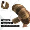 Extensions Remy Clip in Human Hair Extensions Extensions Balayage Ombre Blonde Black Invisible Straight Hair With Clips 1424 tum 120g