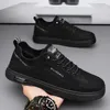 Casual Shoes Men's Sneakers Light Pu Leather Shoe Mesh Breatble Trainer For Men Outdoor Non Slip Running Tenis Masculino