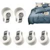 Zestawy pościeli Duvet Stays 6pcs Cover Clips Wewnątrz kołowy zestaw Bezpieczne zaciski blokujące zapobiegają zmianie koca