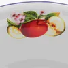 Dinnerware Sets 2 Pcs Veggie Tray Rolled Enamel Basin Kitchenware Crimping Vintage Soup White Cake Bowl