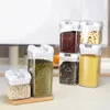 Storage Bottles 6PCS Airtight Food Containers Multi Capacity & Easy To Buckle Tank For Kitchen Pantry Organization