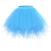 Skirts Y2k Fairy Skirt A Line Solid Color Irregular Hem Tutu Mesh For Women Girls Party Supplies Mardi Gras Costume