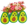 Colliers Chenkai 5pcs Silicone Avocado Teether Baby Animal Bird Teether pour bricolage Bébé infirmière à mastication