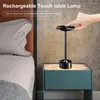 Table Lamps El Cordless Rechargeable Eye-Caring Dimmable Desk Light USB Touch Switch Bedroom Night Bar Restaurant Ambiance Lamp