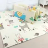 Stor storlek vikbar tecknad Baby Play Mat Xpe Puzzle Childrens Mat Baby Climbing Pad Kids Rug Baby Games Mats Toys For Children 240314