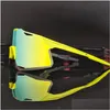 Lunettes de plein air Lunettes de cyclisme Sport Vélo Sun Galsses Anti UV400 Vélo VTT Lunettes Femmes et hommes Courir Uni Drop Livraison Sports O Ot5Mv