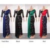 Vêtements ethniques Party Prom Luxe Paillettes Robes Femmes élégantes Robe de soirée de mariage Dubaï Africain Dashiki Bodycon Robe longue 2024 Kaftan