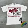 Mens T Shirts White Hellstar Records Herren Män Kvinnor Tryckt Designer Shirt Casual Top Tees T-shirt JWO4