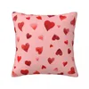 Kudde Valentine's Day Hearts - Red and Pink Throw Bed Pillow Cases S Luxury Decor Decorative Case