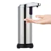 液体ソープディスペンサー280mlタッチレスバスルーム防水モーションセンサーバッテリーは、レストランで清潔で体験するために動作します