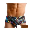 Mens Swimwear UXH Brand Trunks Outdoors Y Summer Stretch Beach Surf Swim Sports Push-Up Shorts Men Swimsuit Swimming Pants 240325 Drop Otud4