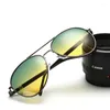 Güneş gözlükleri Lüks Tasarımcı Erkekler için Polarize Kadın UV400 Sürüş Güneş Glsses Erkek Vintage Siyah Pilot Tonları Kadın 209
