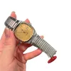 luxe Modeontwerper quartz uurwerk Nieuwe Damesmode Quartz Horloge Armband Set Groene Wijzerplaat Luxe Vrouwen Horloges Eenvoudige Rose Gold Mesh Dameshorloge Dropshipping