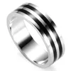 Eulonvan Black Resin Male 925 Sterling Silver Rings For Men Engagement Wedding Jewelery Accessories S3781 Size 7 8 9 10 11 12 240322