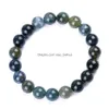 Beaded Bijoux Mode Nouveau 6 8 10Mm Perle Taille Plate Aquatic Agate Bracelets Files Et Drop Delivery Ot8Sx