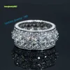 Изысканные ювелирные изделия, мужские кольца на палец из стерлингового серебра 925 пробы с бриллиантами и муассанитом