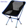 Lägermöbler Lätt kompakt Fällbar kamryggsäckstolar Portable fällbar stol för utomhusstrandfiske Vandring Picknick Travel OTG03