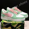 Baskets de créateurs Femmes Hommes Casual Chaussures Plate-forme Big A BATHING APE Camouflage STA MEDICOM TOY CAMO Sneaker KID Monkey Shape Bapstas Stars Chaussure 36-45 H41