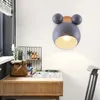 Wall Lamp Cute Kids For Childrens' Sconce Modern Beautiful Baby's Room White Pink Green Light