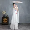 Etniska kläder 2024 Kinesiska Qipao Performance Stage Långt överdimensionerade eleganta party Oriental Style Evening Dress Ao Dai For Women