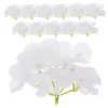 Decorative Flowers 12 Pcs Table Decorations Artificial Hydrangea Head Decorate Party White Silk Hydrangeas