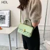 Texture avanzate Small Bag Spring and Autumn Womens New Fashion Crossbody Lingge Design Doldhed Square