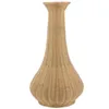 Vases Vase en bambou décor tissé fleur panier de base stable style naturel rustique pour l'arrangement de décorations de salon