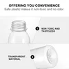 Water Bottles Transparent Plastic Milk Storage Beverage Drinking Spring Bottle