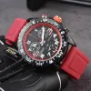 2024 FASHION Full Brand Wrist Watches Men Male Male Malefunction Luxury مع Silicone Band Quartz Clock BR ​​11