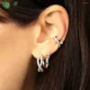Boucles d'oreilles en argent Sterling 925, aiguille à 8 caractères, or à la mode pour femmes, Zircon Premium, bijoux de luxe de fête, cadeaux