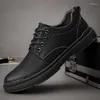 Chaussures décontractées printemps automne en cuir masculin rétro de style zapatos hombre cuero designer italien 2024 mode