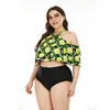 Women's Swimwear Bikini 2024 Woman Clothes Swimsuit Ladies 2 Pieces Lemon Female Set Thongs Elegant To Brazil Plus Size Beach Wear