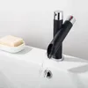 Torneiras da pia do banheiro Pintura Torneira da bacia Matte Black Tap Mixer Água Fria Dual Handles