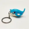 Porte-clés longes en BK, dessin animé baleine, pendentif, sac de poupée en caoutchouc PVC souple, bijoux de voiture, cadeau d'étudiant, livraison directe Dhget