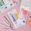 Bagged Presses The Gel Pen Student High-Value Roller Ball 0.5 Black Cartoon School Supplies Office Stationery