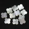 Bijoux 100 pcs/lot 6mm25mm naturel 4 feuilles nacre coquille pour paramètres fleur coupe vadrouille perle coquille pour boucles d'oreilles