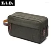 Cosmetic Bags Casual Solid Color Cosmetics Makeup Travel Luggage Small Bag Handbag Men And Women