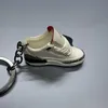 Keychains Lanyards New Mini Sports Shoes Keychain Fashion 3D Creative Fashion Mens Charter Charm Pendant Keychain Accessories J240330