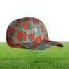 2022高品質のクラシックレタープリント野球帽子女性有名な綿調整可能なスカルスポーツゴルフ湾曲ストロベリーバケツH4565416