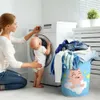 Aangepaste opvouwbare vuile kleren mand waszak huisopslag organiseren kinderspeelgoed 240401