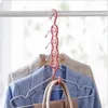 Crochets multifonctions cercle cintre support de séchage en plastique écharpe cintres pour couches supports de rangement garde-robe