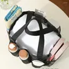 Storage Bags Shower Bag Portable Mesh Beach Makeup Travel Multifunction Large Capacity With Compartment