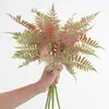 Dekorativa blommor konstgjorda växter för heminredning naturinspirerad realistisk simulerad pteris blad varje pografi
